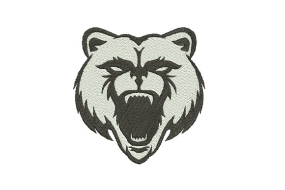 Angry Bear Head