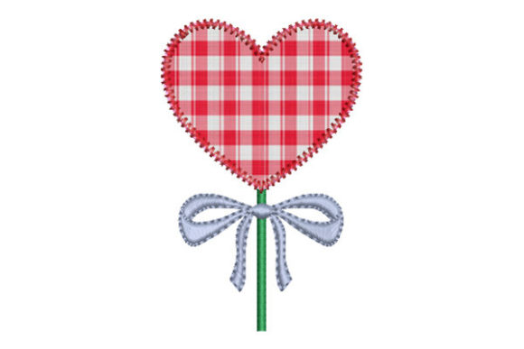 Heart Lollipop with Bow