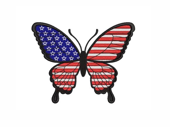 Patriotic Butterfly