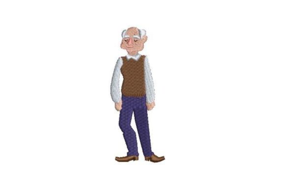 White Elderly Man